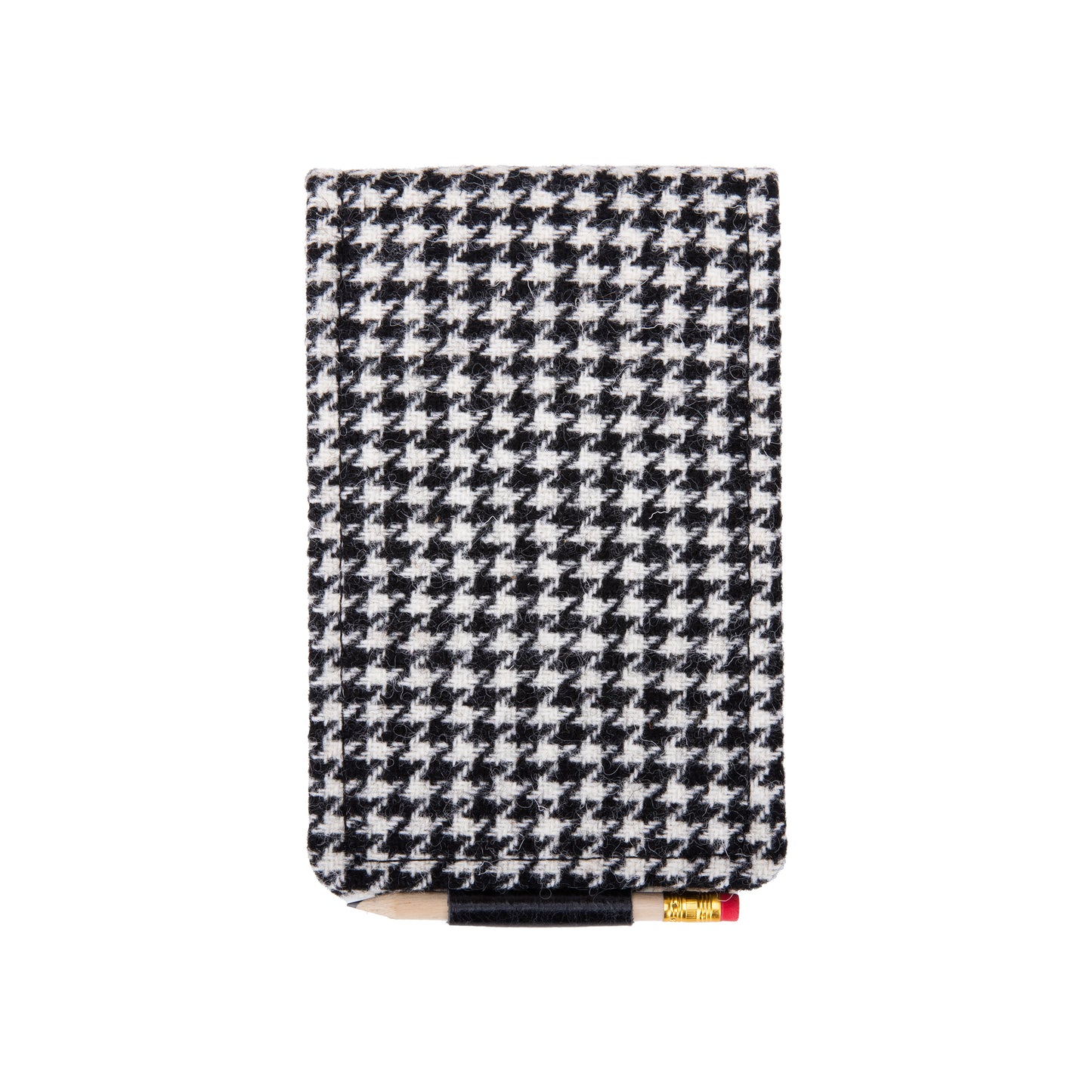 Black and White Houndstooth Yardage Book Cover