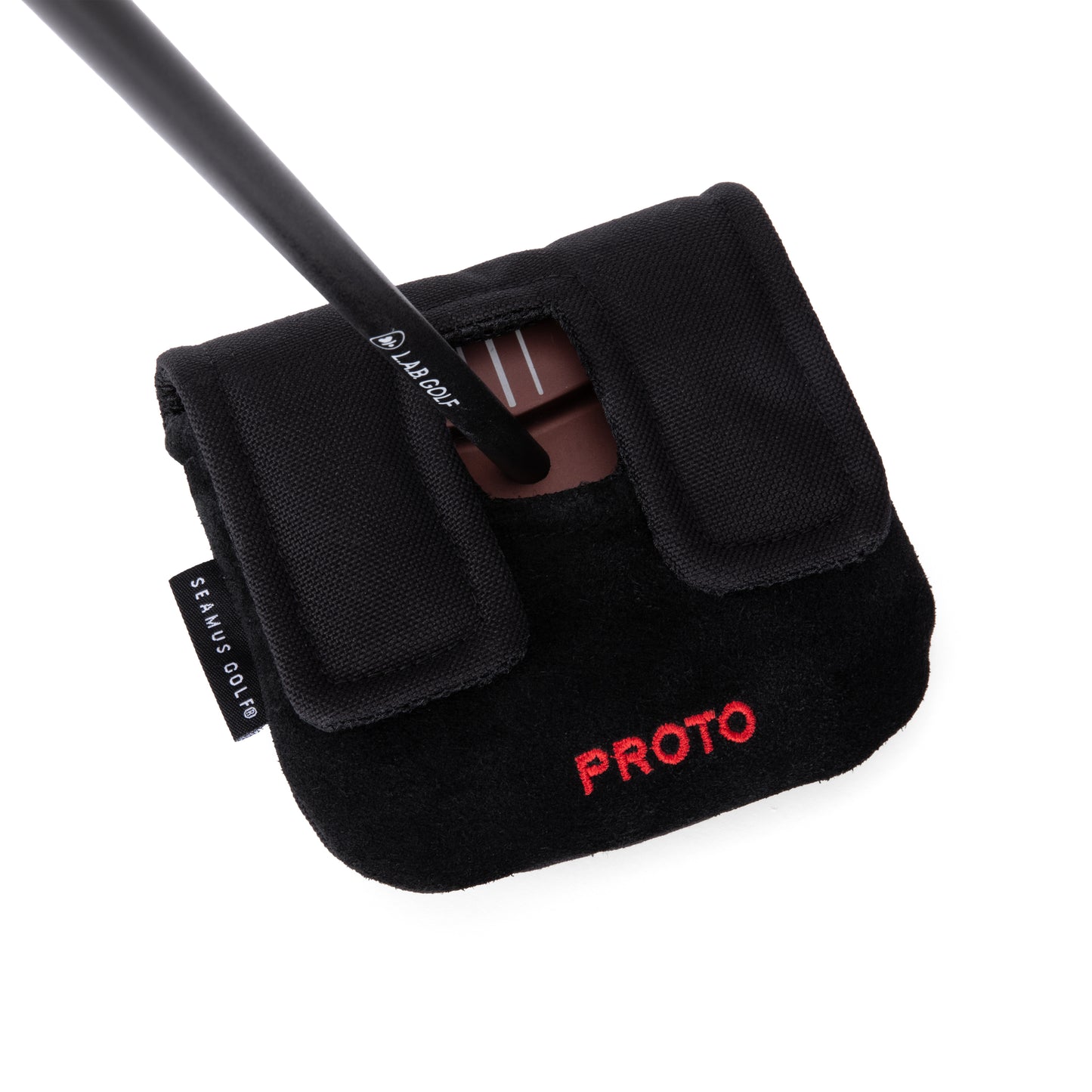 PROTO Black Cordura Center Shafted Mallet Putter Cover