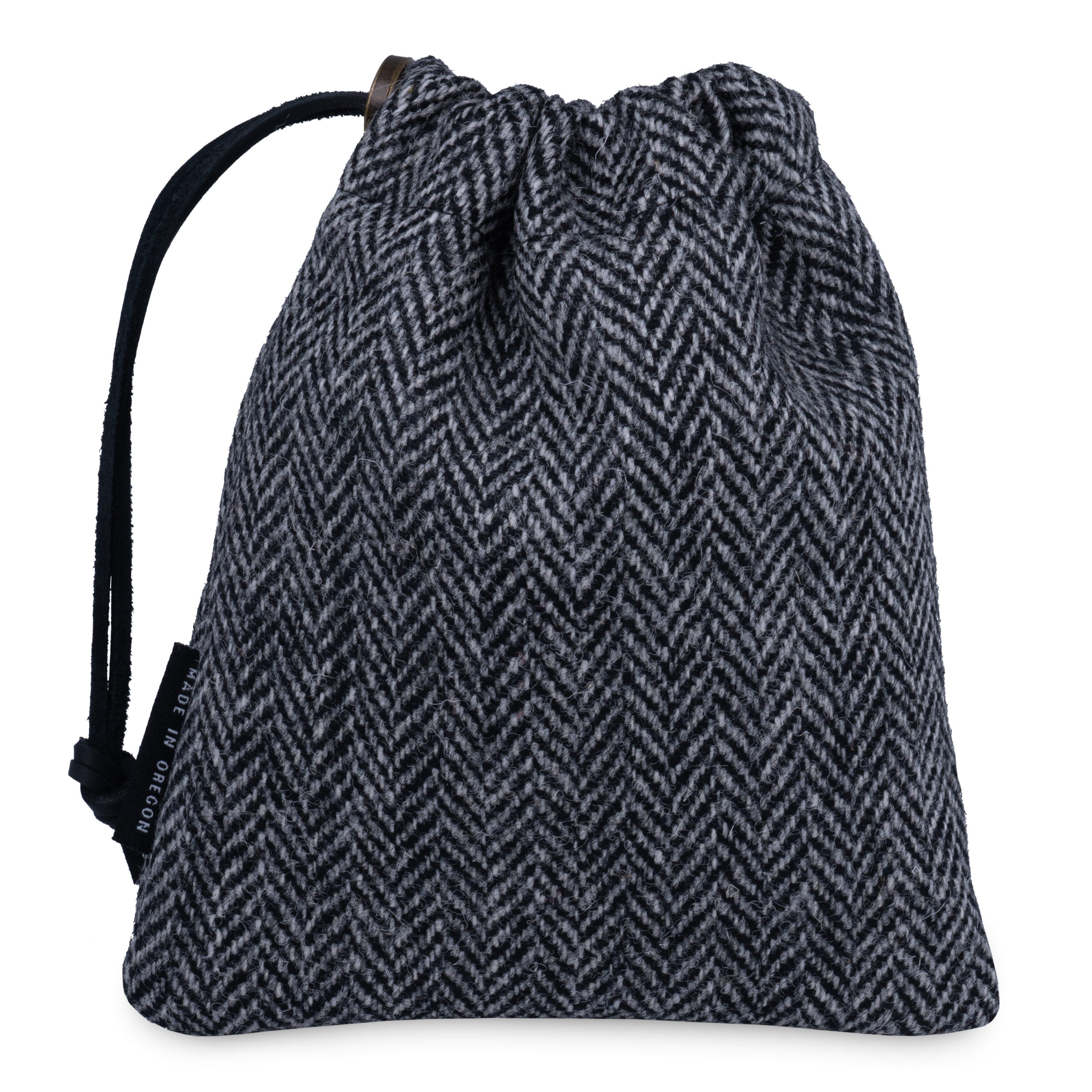 Charcoal Tweed Golf Pouches Seamus Golf