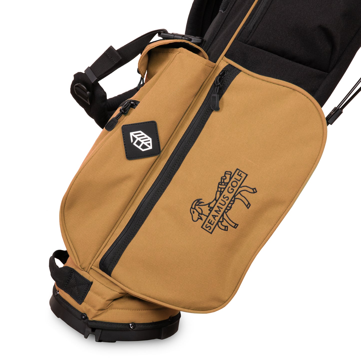 Seamus x Jones Rover Stand Bag - Black/Wheat