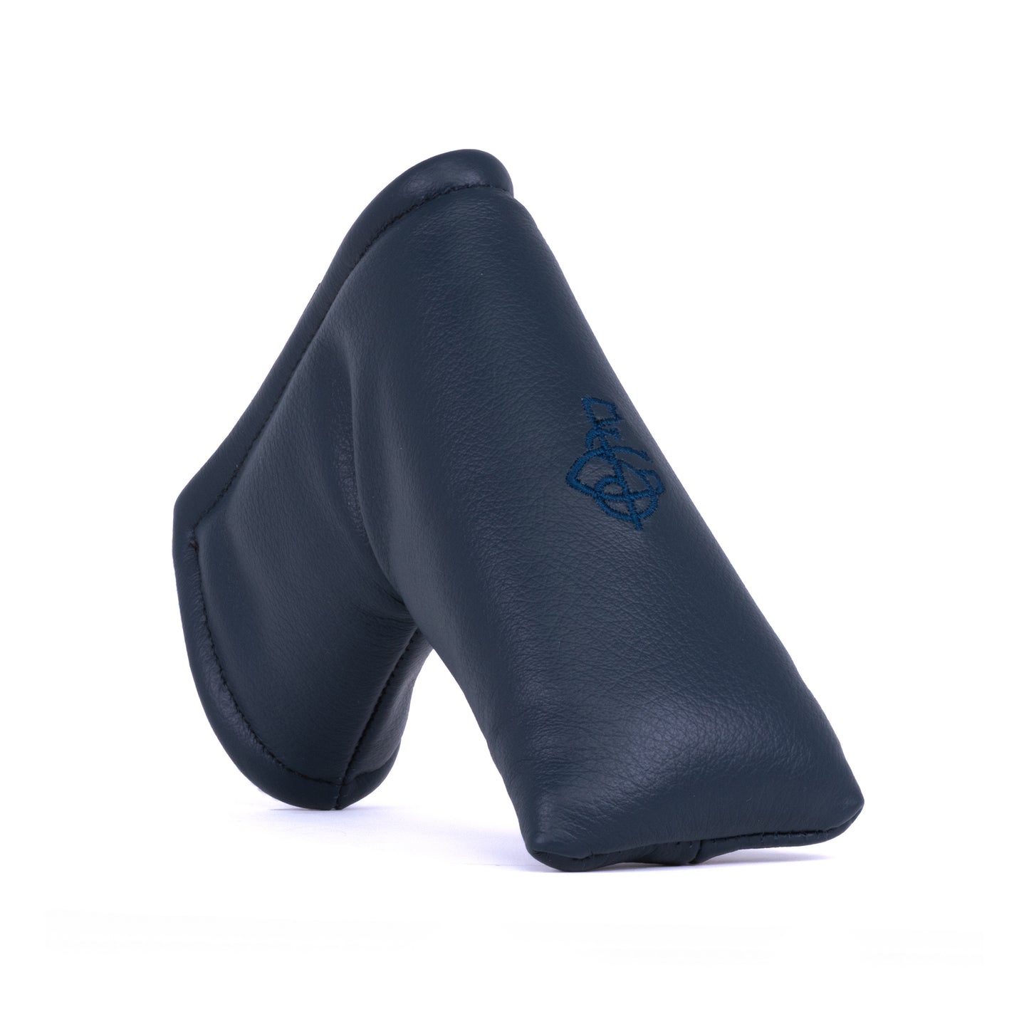 Navy Tribeca Leather Blade Putter Cover