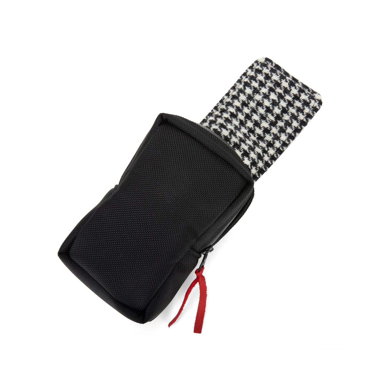 Black Ballistic/Black and White Houndstooth Rangefinder Pouch