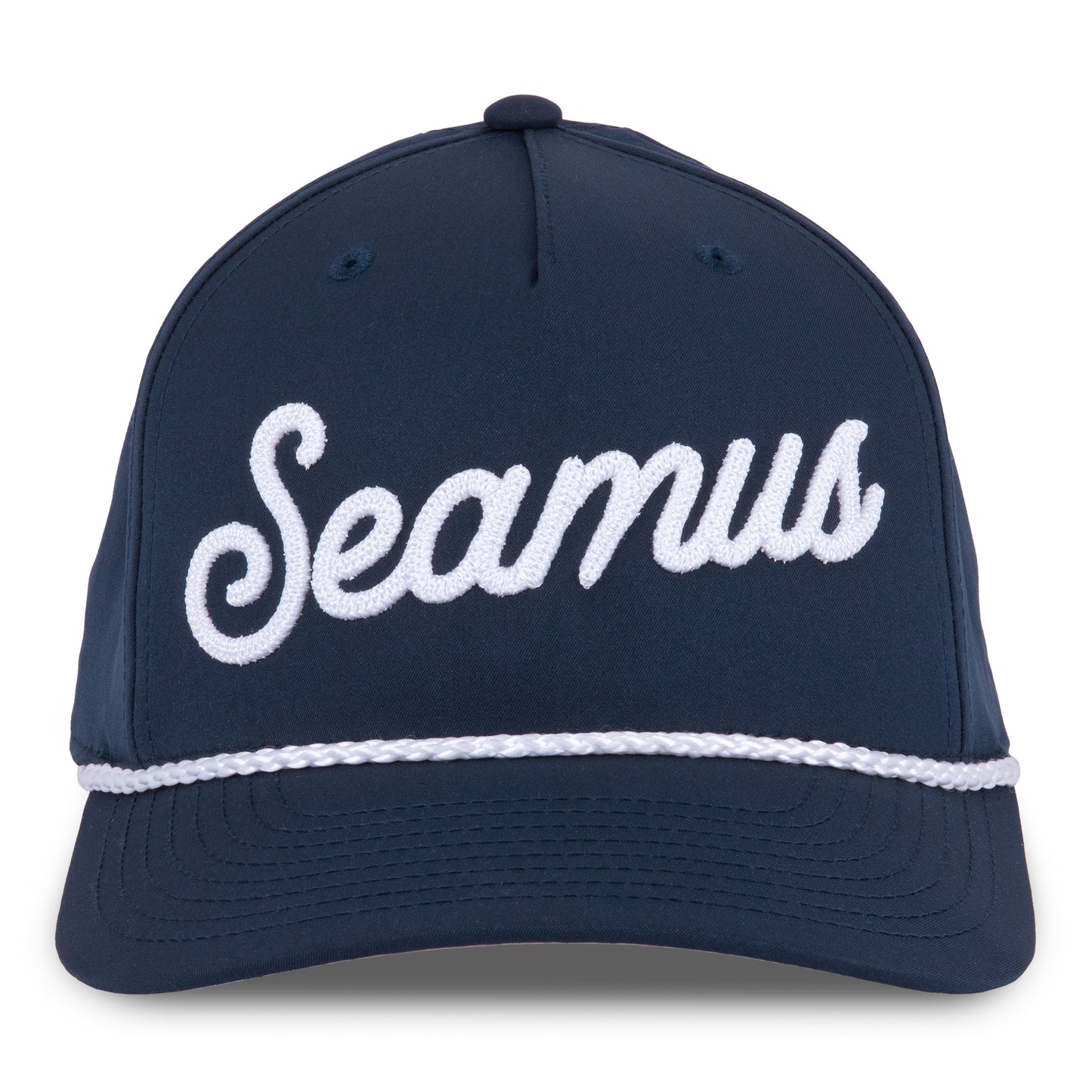 Seamus Chain Stitch Hat - Navy