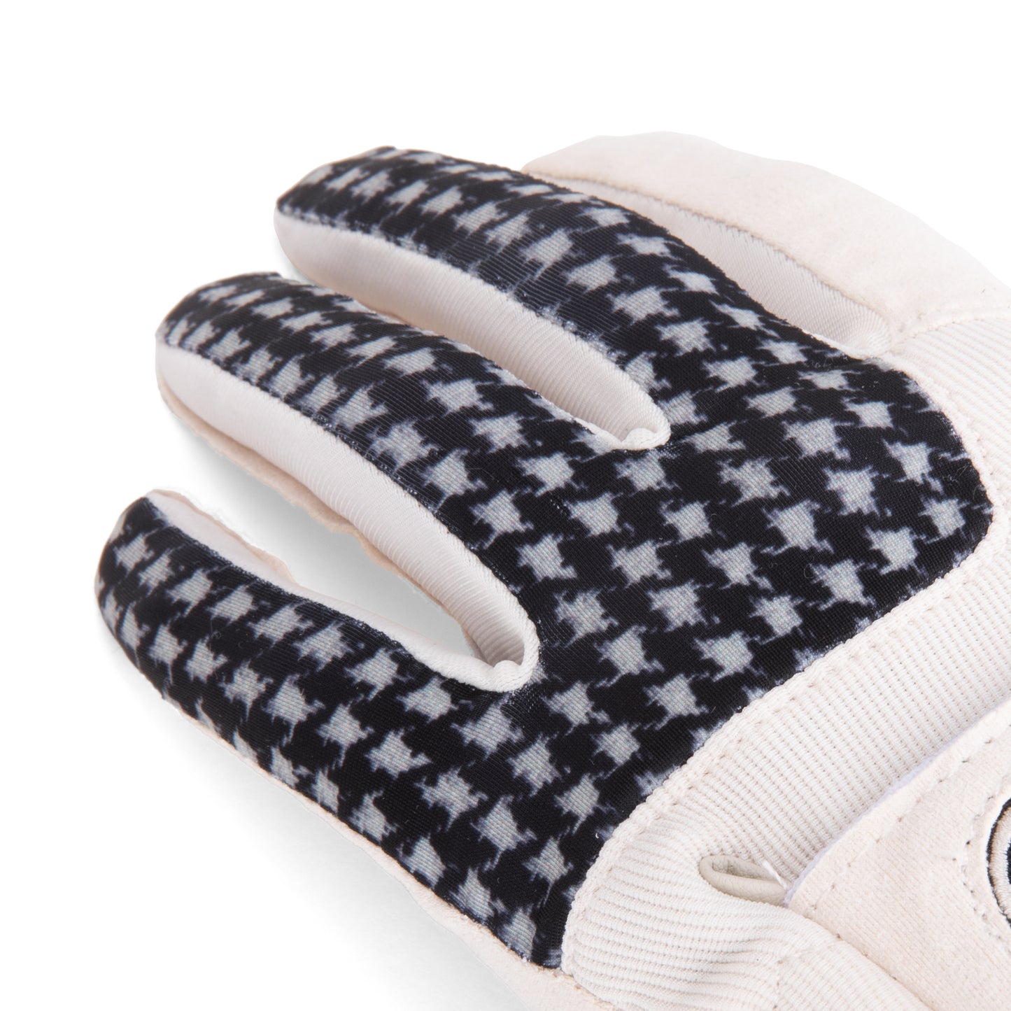 Seamus x Clinch Golf Black and White Houndstooth Glove