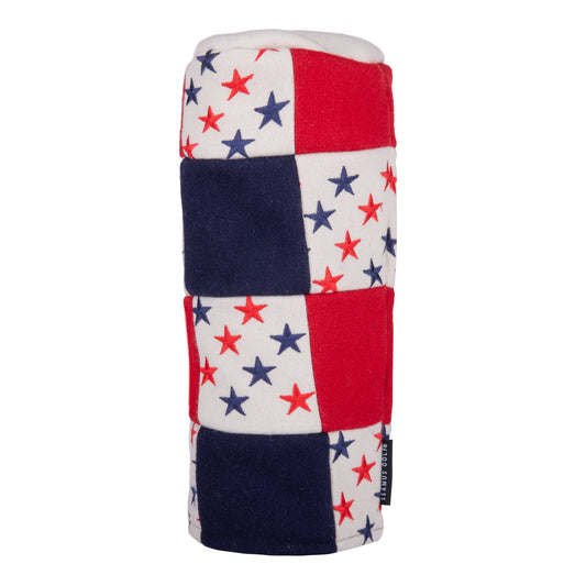 USA Stars Patchwork Driver Cover