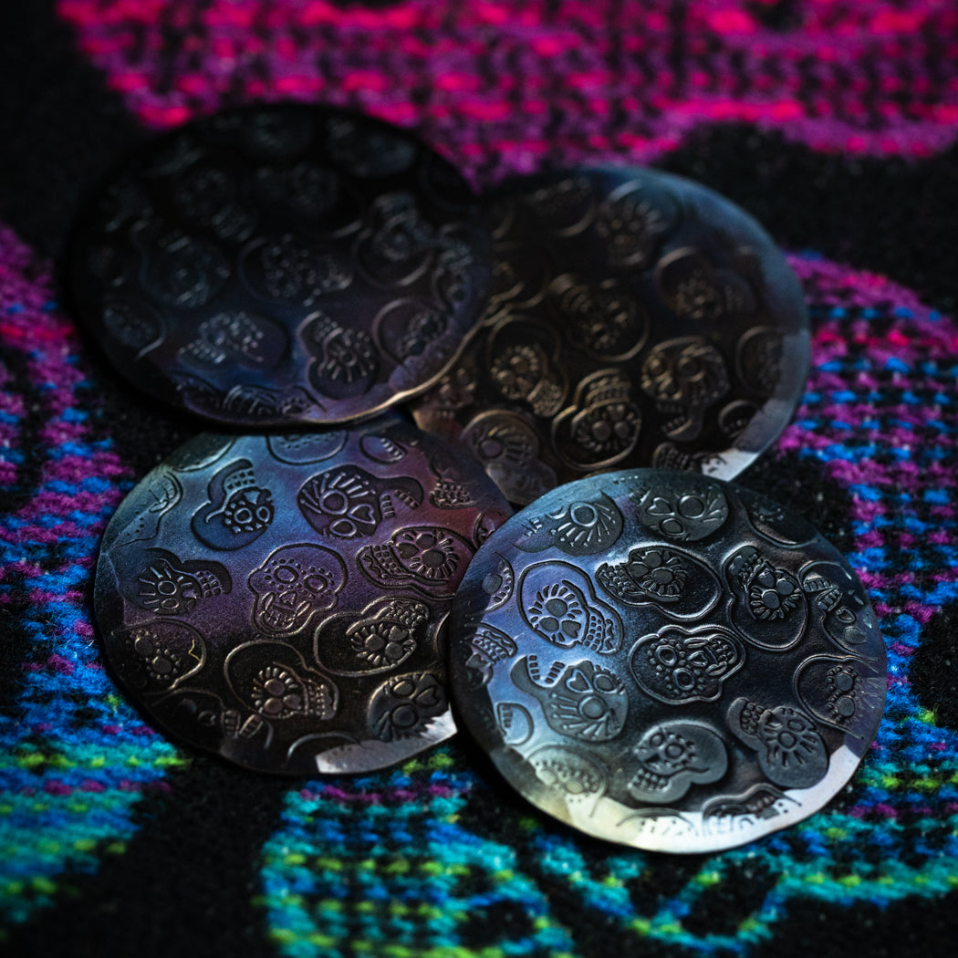 Hand Forged® Pendleton® Sugar Skulls Ball Mark - Oil Can